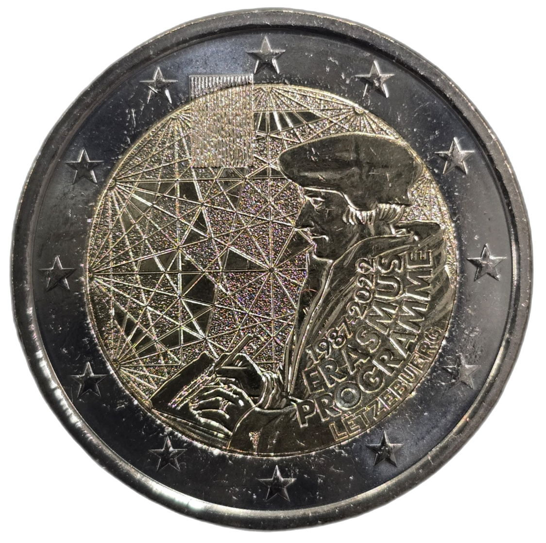 2 euros conmemorativa 35º Aniversario del Programa Erasmus